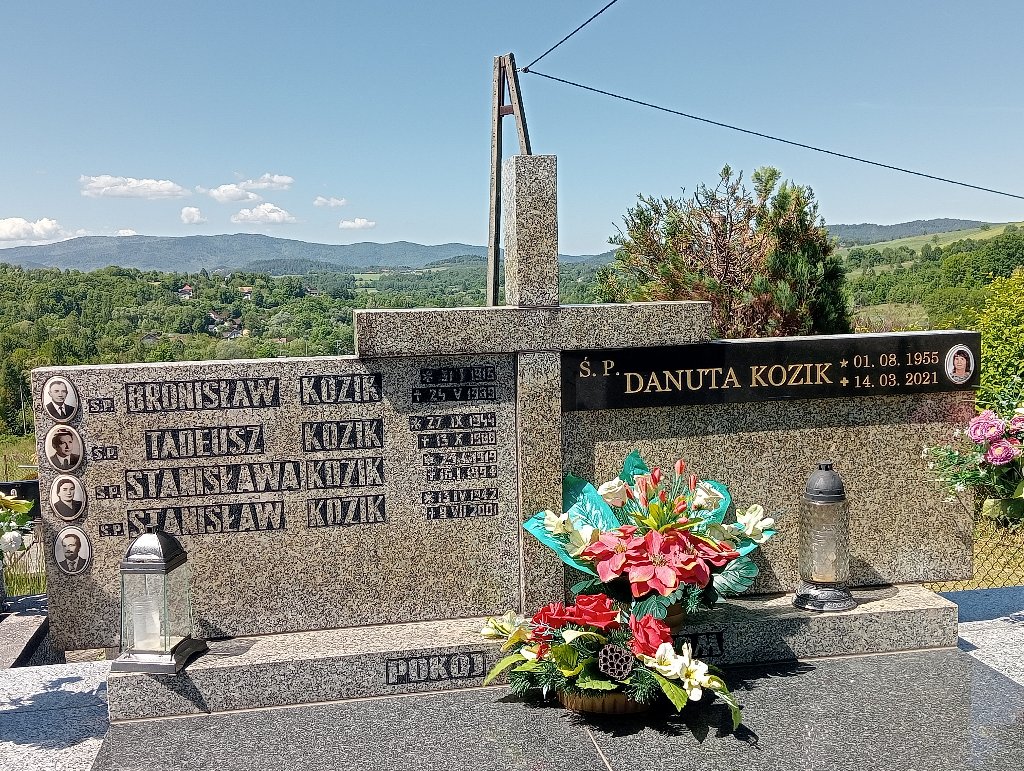 Danuta Kozik 1955 Stryszów - Grobonet - Wyszukiwarka osób pochowanych