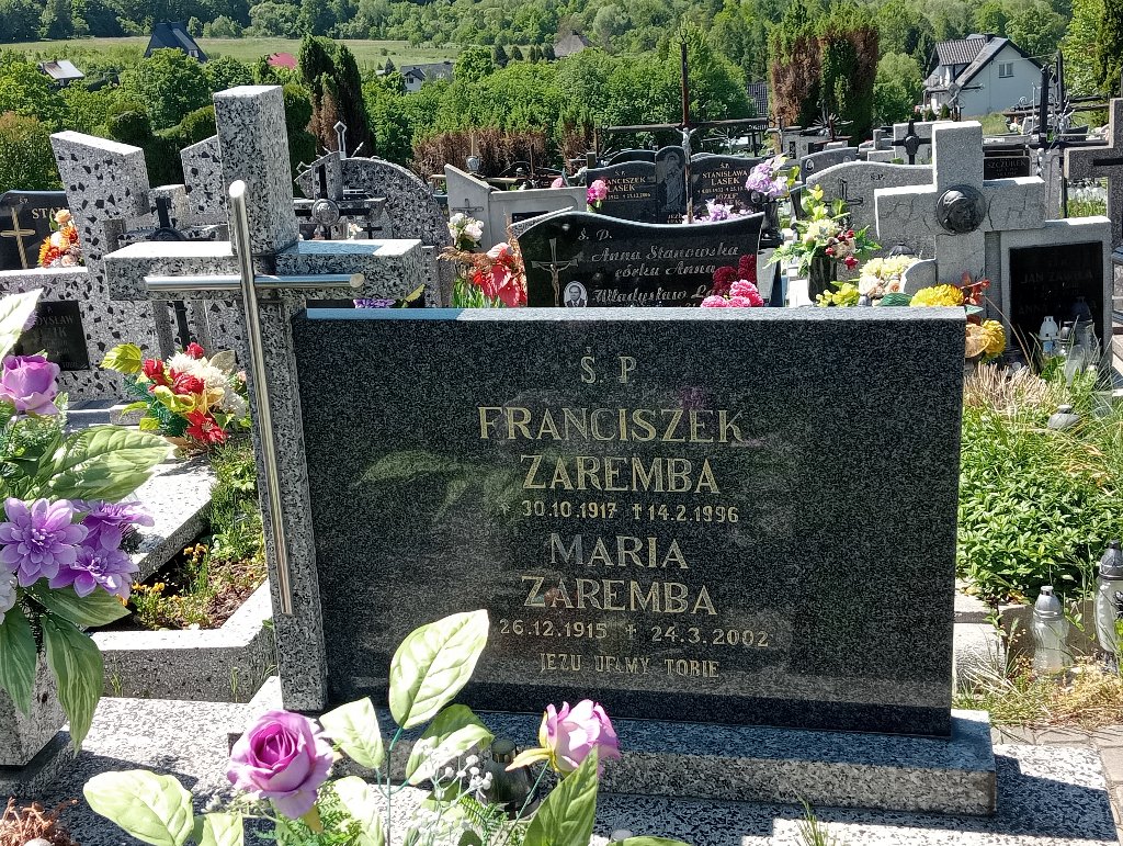 Maria Zaremba 1915 Stryszów - Grobonet - Wyszukiwarka osób pochowanych