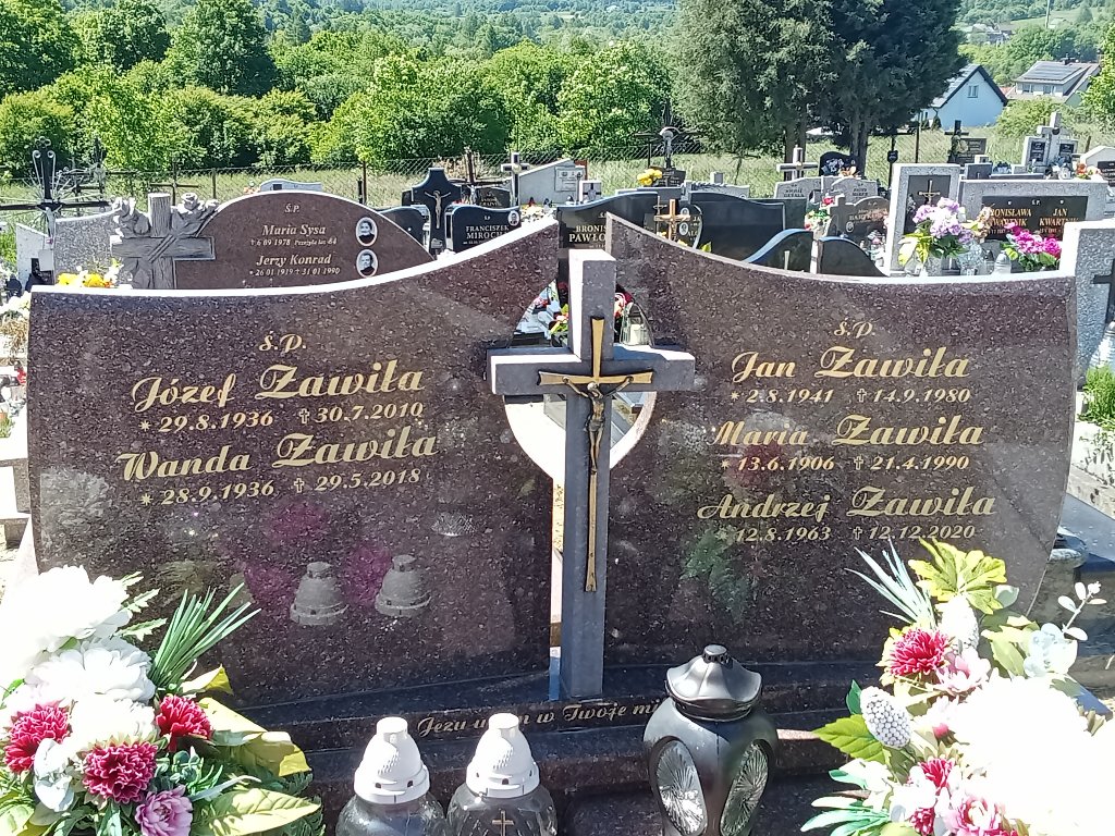 Józef Zawiła 1936 Stryszów - Grobonet - Wyszukiwarka osób pochowanych