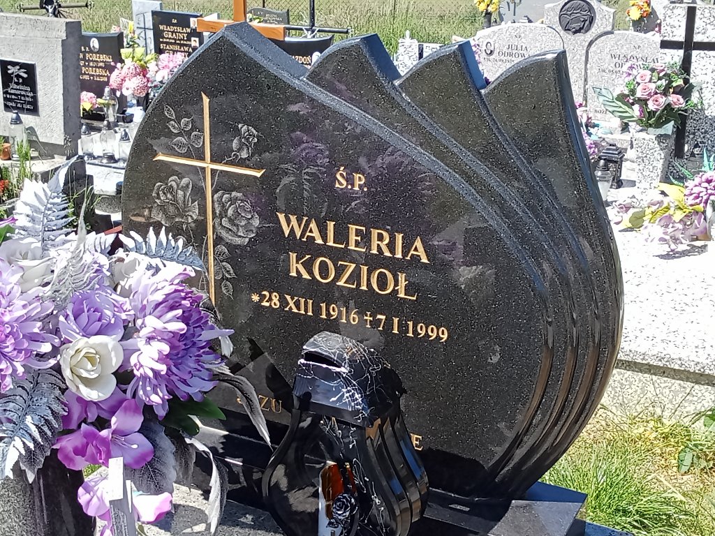 Waleria Kozioł 1916 Stryszów - Grobonet - Wyszukiwarka osób pochowanych