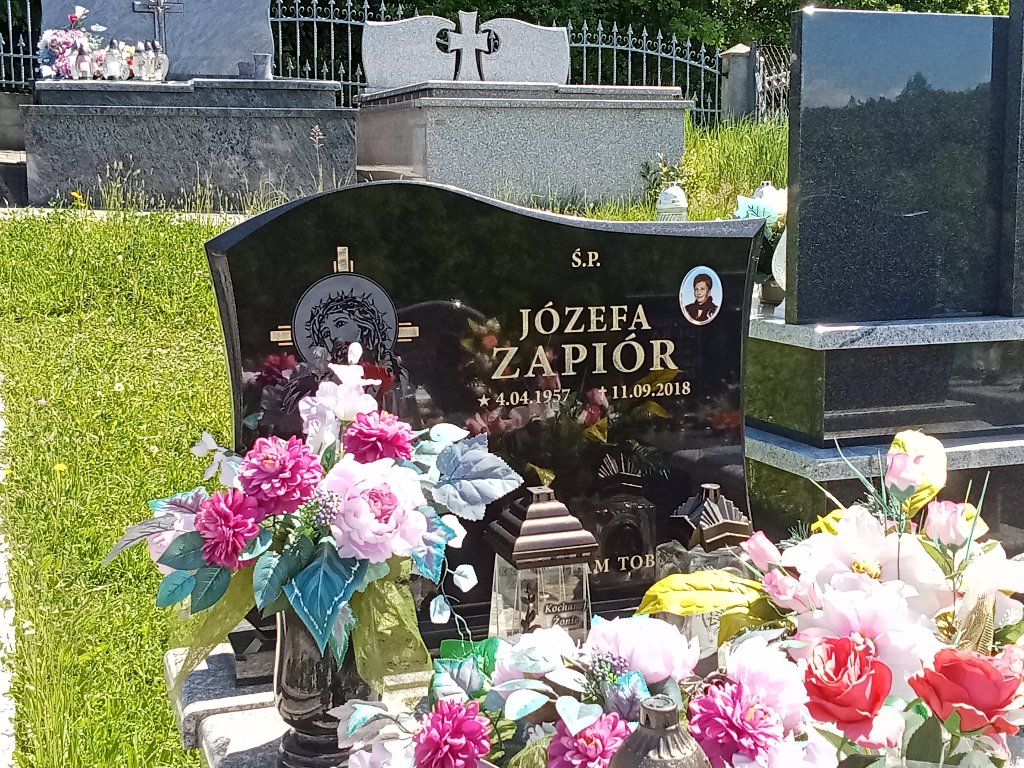Józefa Zapiór 1957 Stryszów - Grobonet - Wyszukiwarka osób pochowanych