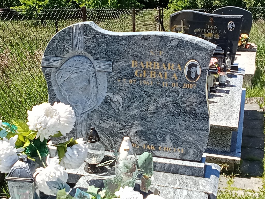 Barbara Gębala 1963 Stryszów - Grobonet - Wyszukiwarka osób pochowanych